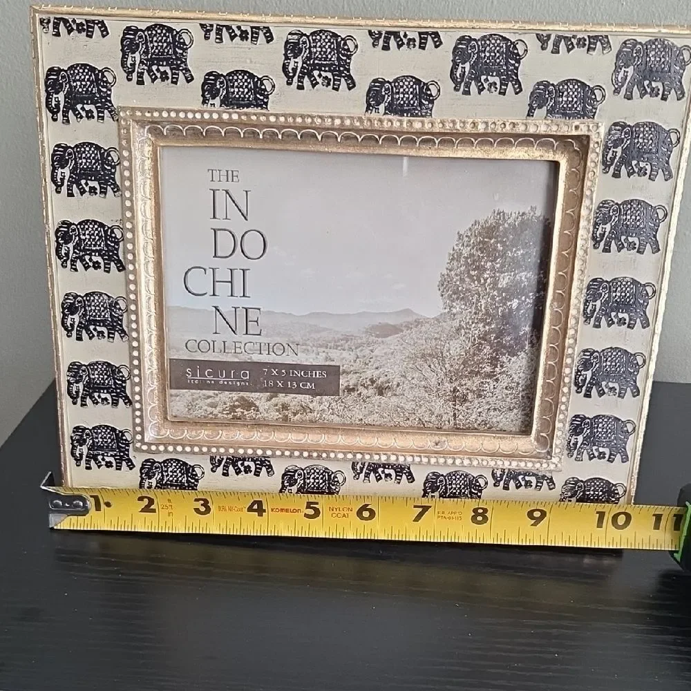 Elephant Patterned Photo Frame
